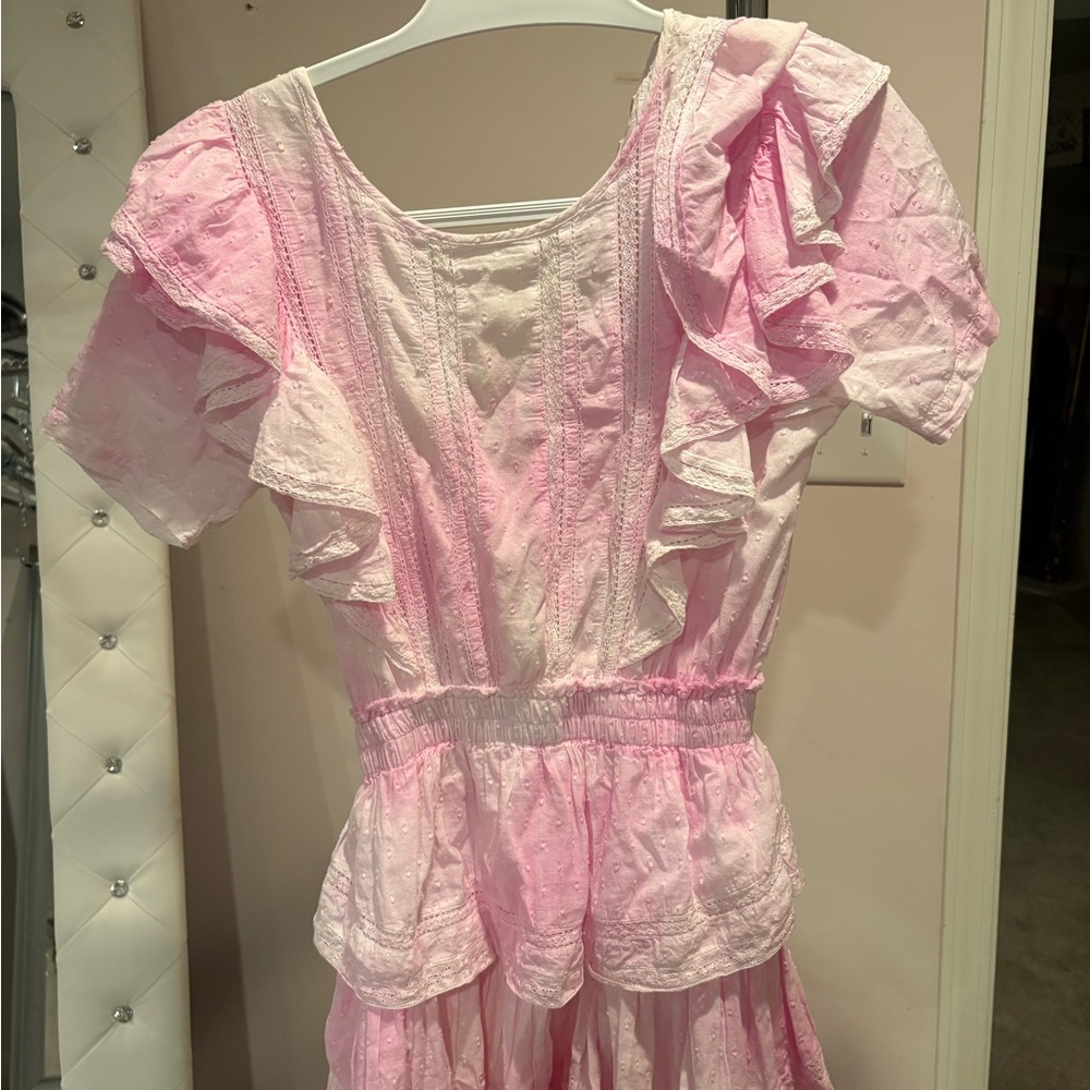 Loveshack Fancy Natasha Heritage Mini Dress